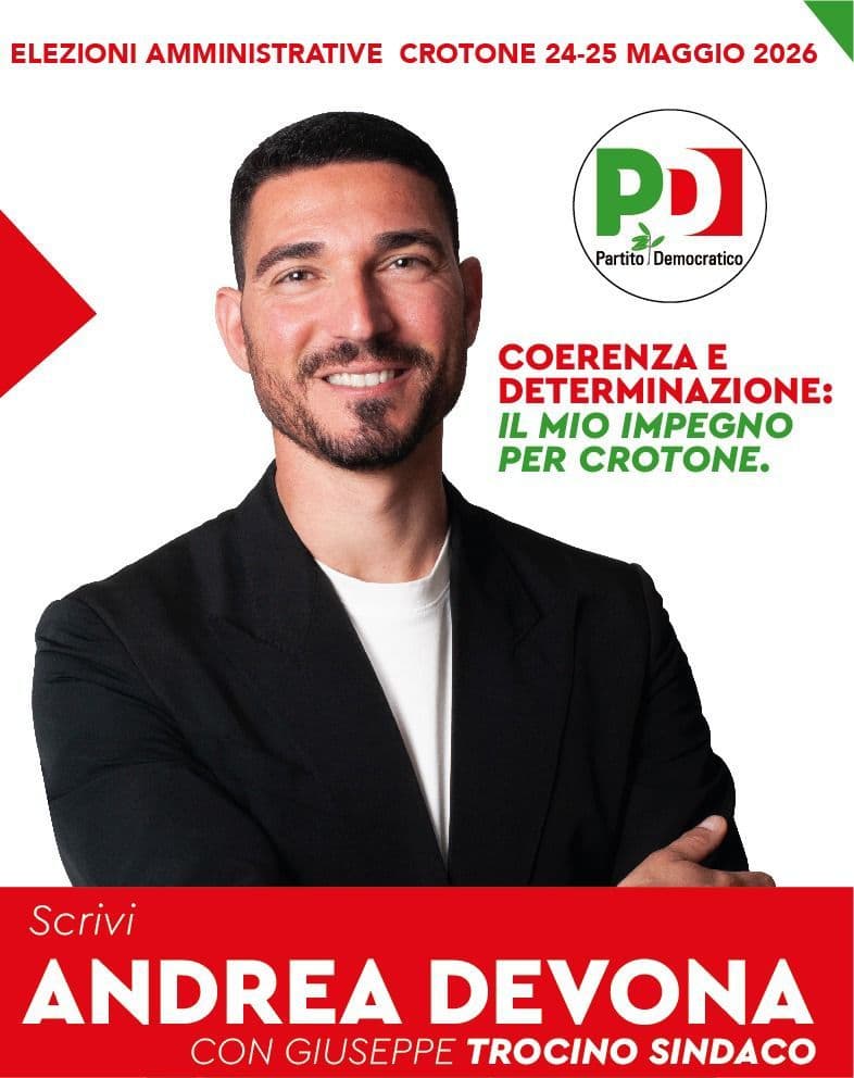 Manifesto elettorale Andrea Devona