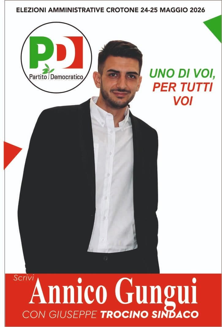 Manifesto elettorale Annico Gungui