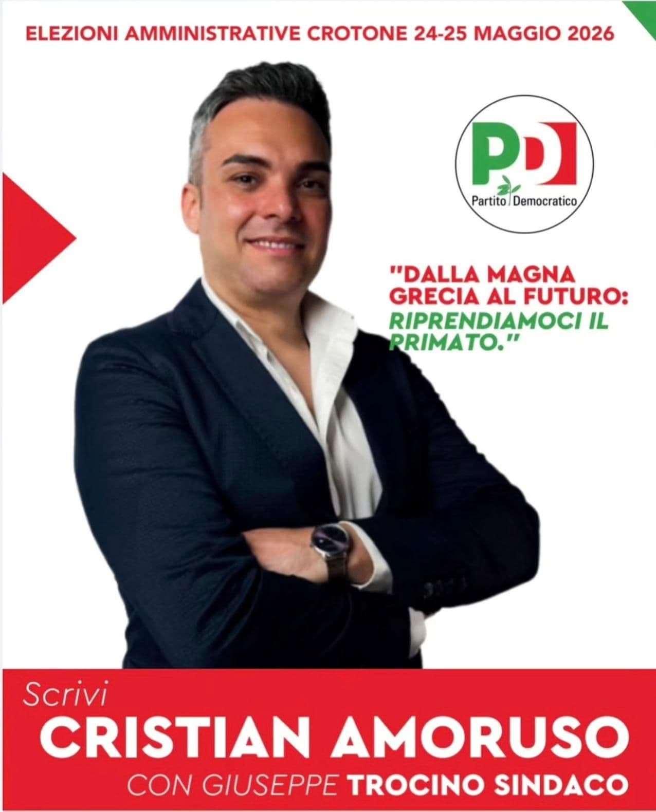 Manifesto elettorale Cristian Amoruso