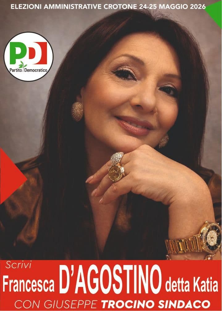 Manifesto elettorale Francesca D'Agostino