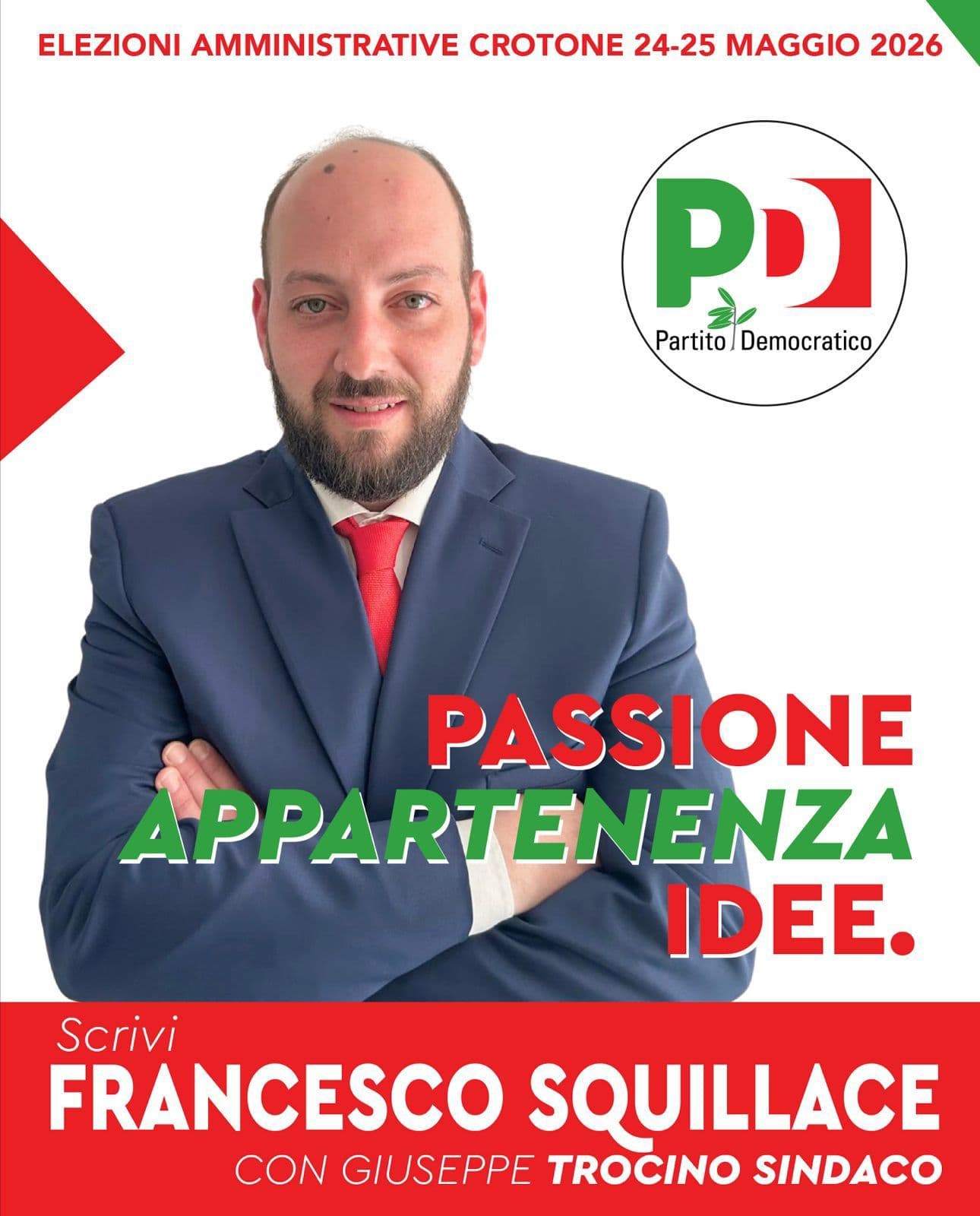 Manifesto elettorale Francesco Squillace