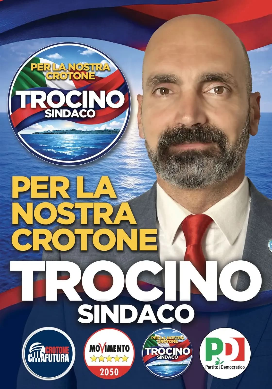 Manifesto elettorale Giuseppe Trocino
