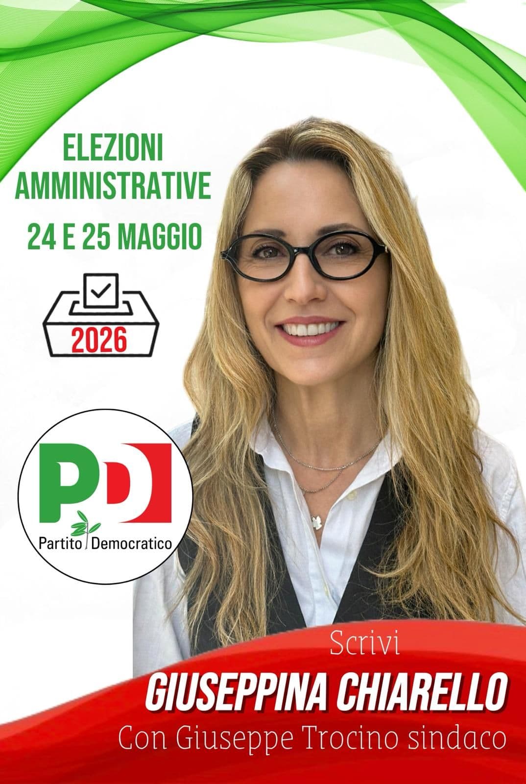 Campaign poster Giuseppina Chiarello