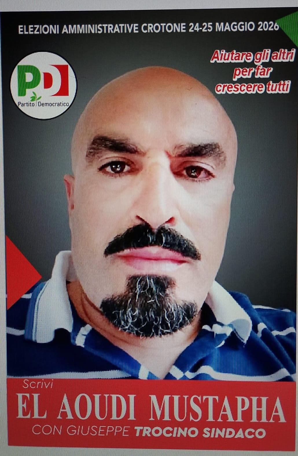 Manifesto elettorale Mustapha El Aoudi