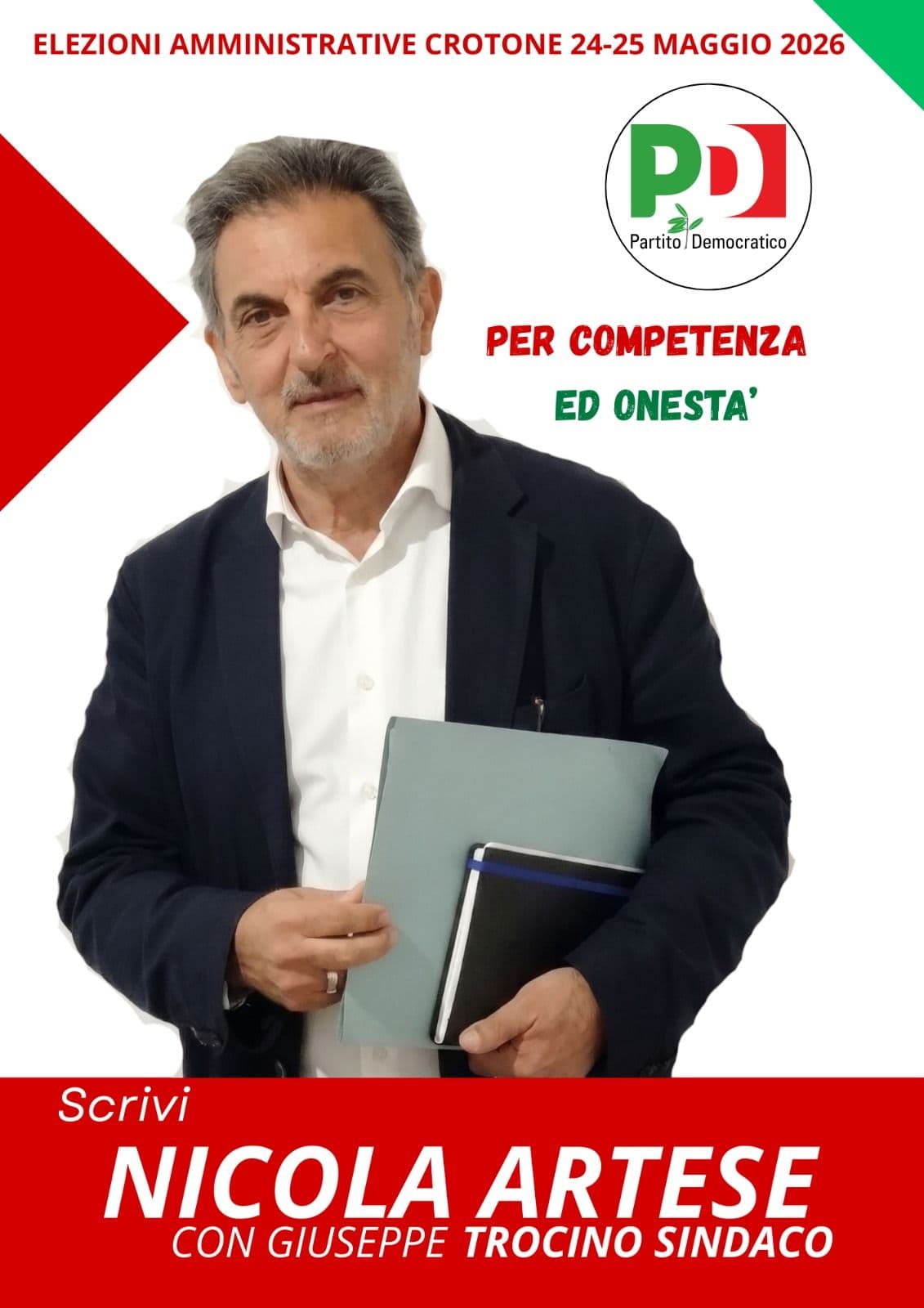 Campaign poster Nicola Artese